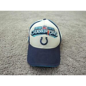 Indianapolis Colts Hat Cap Mens OSFA NFL Team Apparel‎ Reebok Super Bowl XLI